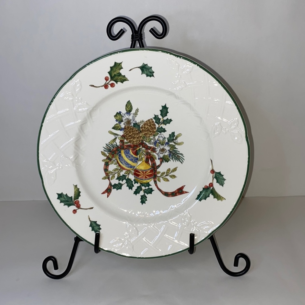Christmas Plate by Mikasa